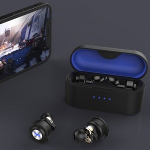 Latest global version dual dynamic driver Touch Control Wireless Earbuds Gaming Earphones