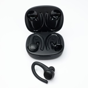 Fashion Design Long Battery Truly Stereo Ear Hook Tws Type C Wireless Bluetooth Earphone