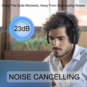 Latest Portable Active Noise Cancelling Headset Bluetooth Headphones Wireless Earbuds