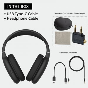 Latest Portable Active Noise Cancelling Headset Bluetooth Headphones Wireless Earbuds